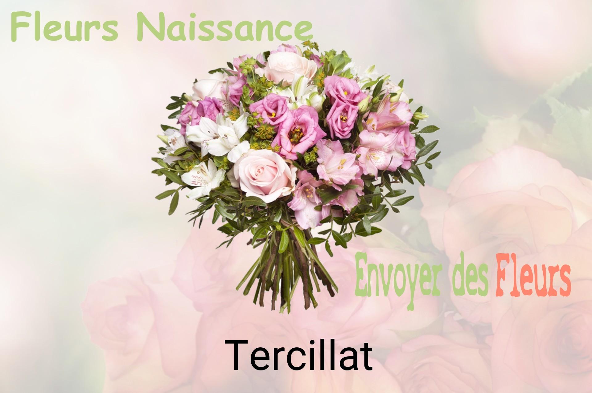 Bouquet de fleurs de naissance livré à Tercillat